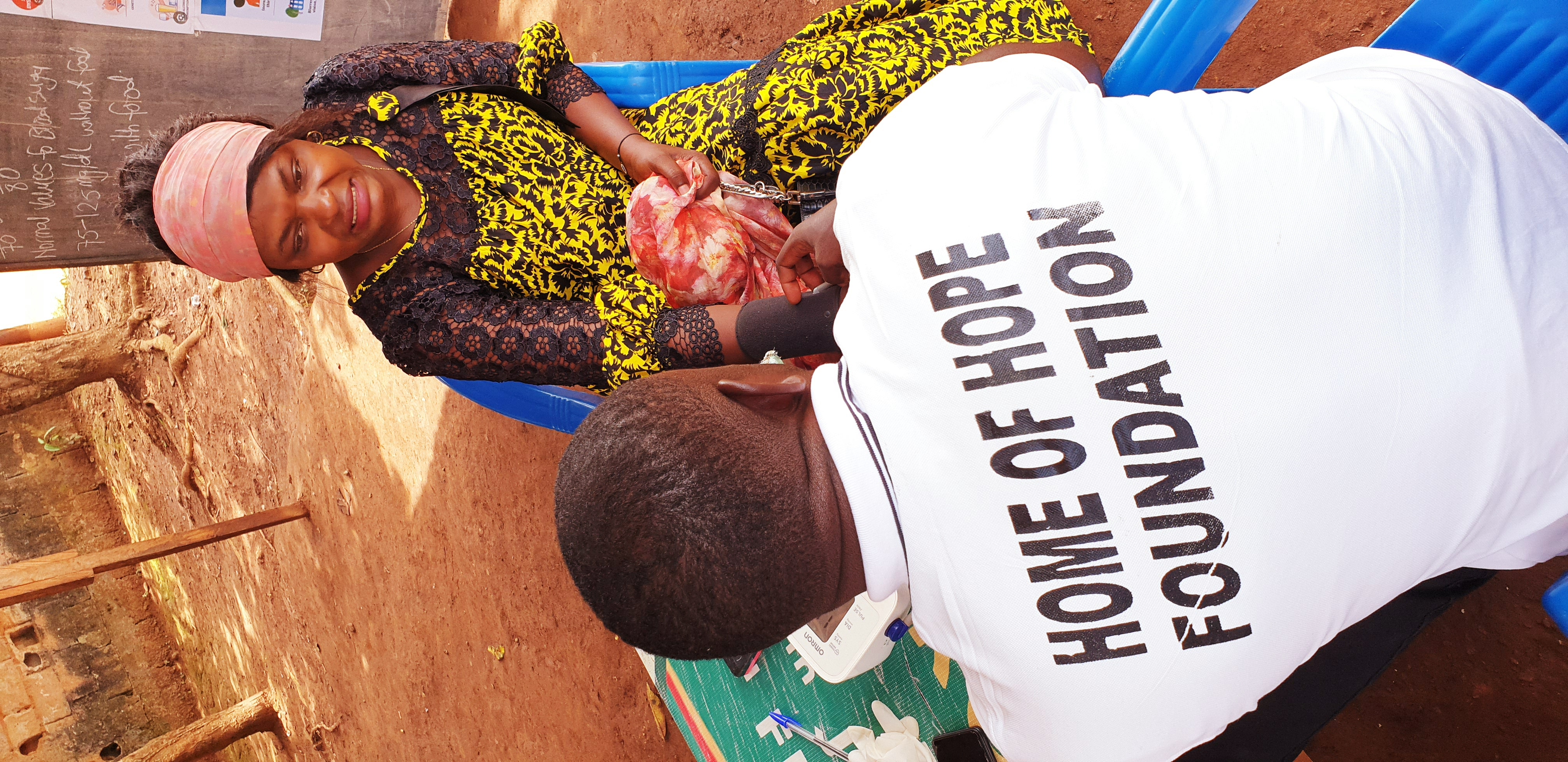 Medical checkup at outreach