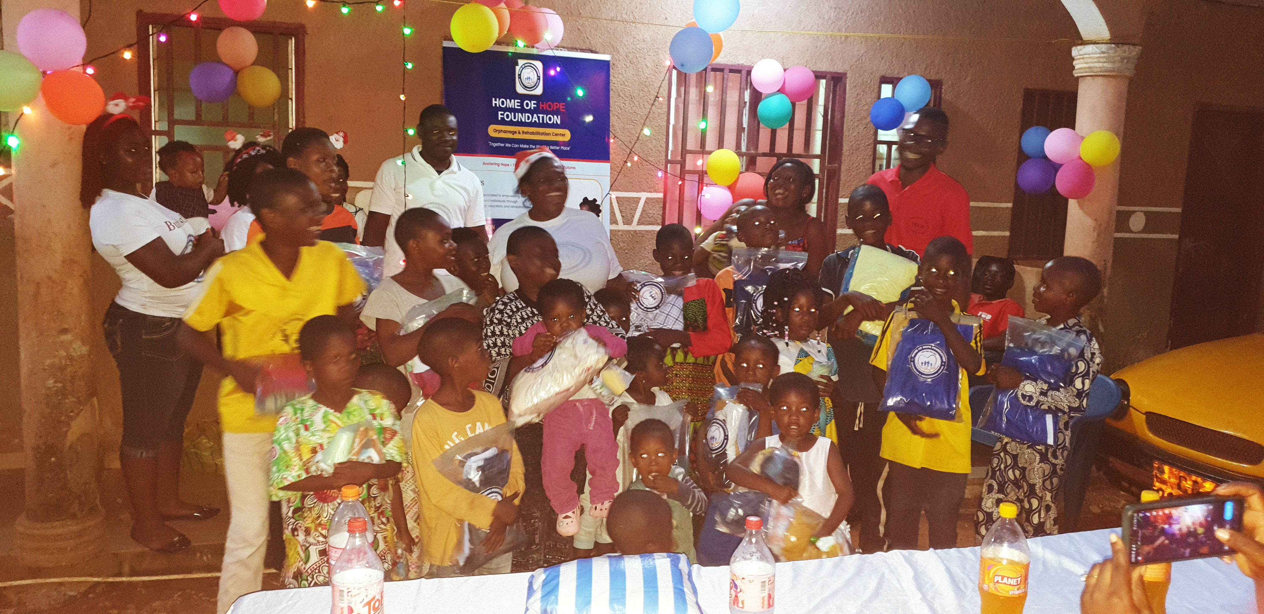 Christmas gift distribution to children